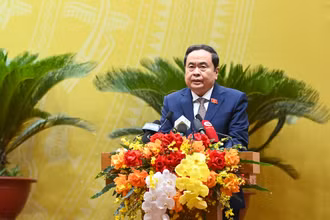Chủ tịch Quốc hội Trần Thanh Mẫn phát biểu chỉ đạo tại phiên khai mạc kỳ họp. (Ảnh: Duy Linh)