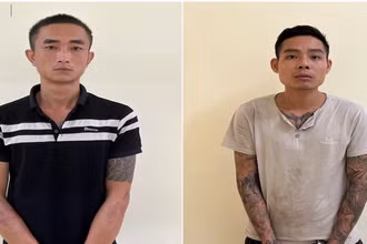 Đối tượng Trần Lê Phong và đối tượng Vũ Xuân Hồng.