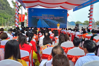 Khánh thành đường bao biển Hạ Long - Cẩm Phả quy mô 6 làn xe.