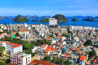 Một góc thành phố Hạ Long, tỉnh Quảng Ninh.