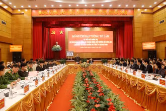 Quang cảnh buổi làm việc.