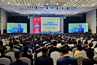 Quang cảnh Hội nghị người lao động TKV năm 2025.