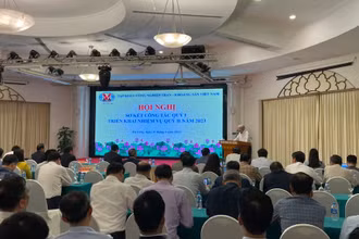 Quảng cảnh hội nghị sơ kết Quý I năm 2023 của TKV.