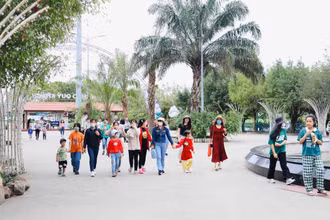 Khu du lịch Quảng Ninh Gate, thị xã Đông Triều đón nhiều du khách trong dịp nghỉ lễ 30/4 và 1/5.