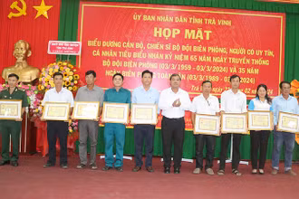 Các cá nhân được trao tặng Kỷ niệm chương "Vì chủ quyền an ninh biên giới Tổ quốc".