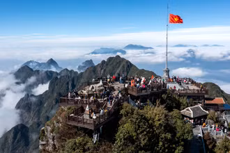 [Ảnh] Lên "Nóc nhà Đông Dương" ngắm biển mây dịp Tết Dương lịch 