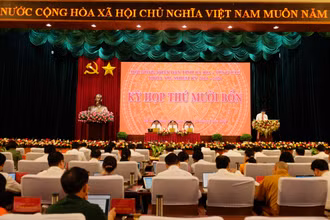 Quang cảnh kỳ họp.