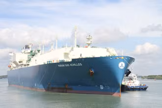 Tàu Maran Gas Achilles (quốc tịch Hy Lạp) chở 67.000 tấn LNG từ cảng Bontang (Indonesia) đến kho cảng LNG Thị Vải (Việt Nam).