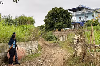 Hàng trăm căn nhà của người dân phường Lương Sơn, thành phố Sông Công được xây dựng từ trước khi có quy hoạch không gian thoát lũ, chứa lũ.