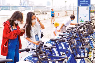 Trạm xe đặt ở các vị trí có nhu cầu sử dụng cao.