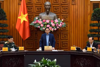 Thủ tướng Phạm Minh Chính dự và phát biểu chỉ đạo hội nghị.