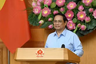 Thủ tướng phát biểu tại buổi tiếp. 