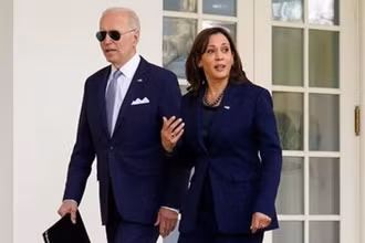 Tổng thống Mỹ Joe Biden và Phó Tổng thống Kamala Harris. (Nguồn: AP)
