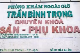 Phòng khám chuyên khoa Sản phụ khoa, địa chỉ 141, Trần Bình Trọng, phường 2, quận 5, Thành phố Hồ Chí Minh với nhiều vi phạm trong hoạt động khám, chữa bệnh.