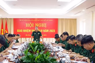 Đại tá Phạm Hải Trung, Tư lệnh Bộ Tư lệnh Bảo vệ Lăng Chủ tịch Hồ Chí Minh, Trưởng Ban Quản lý Lăng. (Nguồn: Trang tin Điện tử Ban Quản lý Lăng Chủ tịch Hồ Chí Minh)