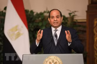 Tổng thống Ai Cập Abdel-Fattah El-Sisi. (Ảnh: AFP/TTXVN)
