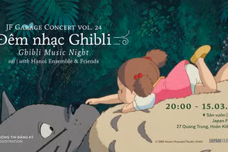 Nghe nhạc phim Ghibli và nặn tò he tại Trung tâm Giao lưu văn hóa Nhật Bản