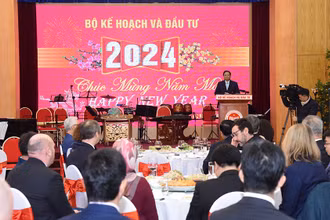 Quang cảnh buổi lễ. Ảnh: TRẦN HẢI