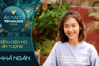 Nữ diễn viên Khả Ngân lần đầu có mặt trong danh sách đề cử. (Ảnh: VTV)