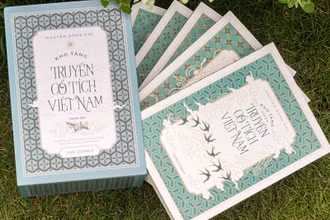 Bộ truyện “Kho tàng truyện cổ tích Việt Nam”. (Ảnh: Đông A Books).