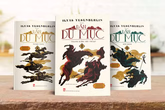 Bộ sách "Dân du mục" của văn học Kazakhstan do Nhà xuất bản Phụ nữ Việt Nam ấn hành. (Ảnh: NXB cung cấp)