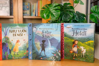 Bộ sách văn học thiếu nhi kinh điển có minh họa. (Ảnh: Đinh Tị Books)