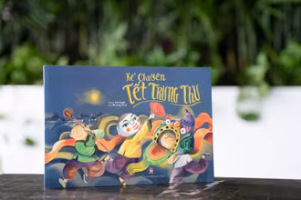 Sách "Kể chuyện Tết Trung thu". (Ảnh: NXB Kim Đồng)