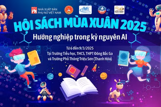 Hội sách Mùa xuân với chủ đề “Hướng nghiệp trong kỷ nguyên AI”