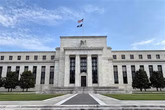 Trụ sở Cục Dự trữ Liên bang Mỹ tại Washington DC. (Ảnh: AFP/TTXVN)