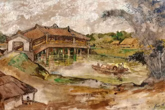 Một tác phẩm của họa sĩ Phan Kế An. Ảnh: Le Auction House