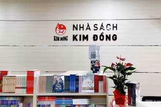 Nhà sách Kim Đồng tại Huế. (Ảnh: Nhà xuất bản cung cấp)