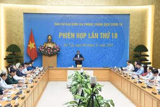 Thủ tướng Phạm Minh Chính phát biểu chỉ đạo hội nghị. (Ảnh: TRẦN HẢI)