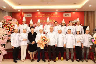 Ban Chấp hành mới của Hội Đầu bếp chuyên nghiệp Hà Nội.