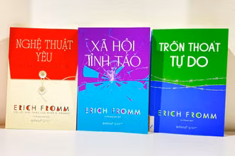 Bộ sách "Yêu Tỉnh Táo" của Erich Fromm. (Ảnh: Omega+)
