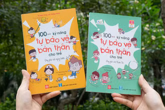 Bộ sách “100++ Kỹ năng tự bảo vệ bản thân cho trẻ”. (Ảnh: Đinh Tị Books)