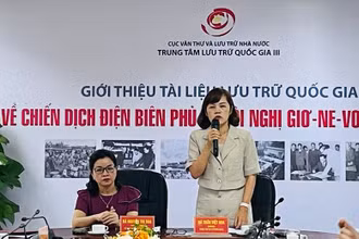 Trung tâm Lưu trữ quốc gia III tổ chức giới thiệu tài liệu lưu trữ về chiến dịch Điện Biên Phủ và Hội nghị Giơ-ne-vơ.
