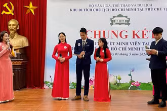 Phần thi của các sinh viên Trường đại học Văn hóa tại vòng chung kết.