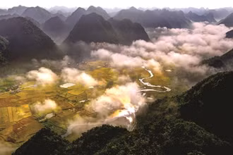 Vẻ đẹp của thung lũng Bắc Sơn, Việt Nam. (Ảnh: Cục Mỹ thuật, Nhiếp ảnh và Triển lãm)