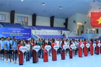 Vận động viên các đoàn tham gia Hội thi thể thao các dân tộc thiểu số tỉnh Đắk Lắk lần thứ XXI năm 2025.