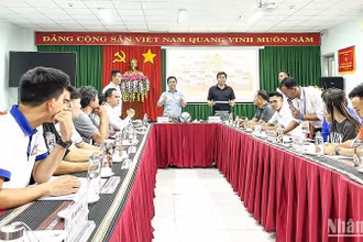 Bốc thăm các đội thi đấu ở các bảng A, bảng B, Giải Fusal HDBank sinh viên khu vực Tây Nguyên năm 2023.