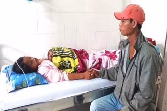 Sức khỏe sản phụ H.Đ.B phục hồi tốt và chuẩn bị được xuất viện. Ảnh: Mai Lê.