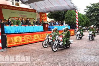 Công an tỉnh Đắk Lắk ra quân trấn áp tội phạm, bảo đảm an ninh trật tự trước, trong và sau Tết Nguyên đán Ất Tỵ 2025.