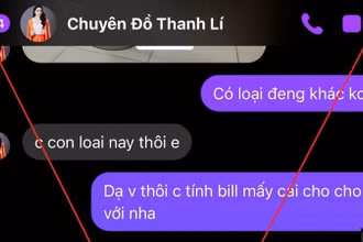 Thông tin được trao đổi trên tài khoản Facebook: "Chuyên đồ thanh lý" do Cao Thị Duyên tạo lập.
