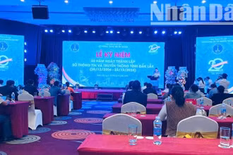 Quang cảnh lễ kỷ niệm.
