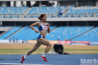 Nữ vận động viên sinh năm 1995 thi đấu ấn tượng tại SEA Games 32. 