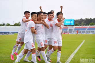[Ảnh] U23 Việt Nam mở rộng cánh cửa đi tiếp vào bán kết
