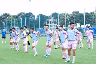 Lực lượng U16 Việt Nam phần lớn là những cầu thủ đã tham gia đợt tập trung cùng U17 Việt Nam hồi tháng 4/2024. (Ảnh: VFF)
