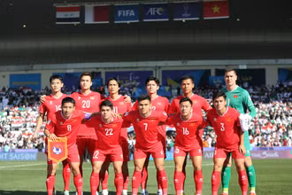 Đội tuyển Việt Nam tại Vòng chung kết Asian Cup 2023 diễn ra tại Qatar. (Ảnh: VFF)