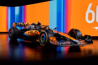 Chiếc xe MCL60 của đội đua McLaren cho mùa giải F1 2023. (Ảnh: F1)