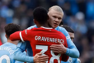 Hai đội chia điểm ở trận lượt đi. (Ảnh: Premier League)